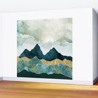 Golden Sunrise Wall Mural Gallery Image 2