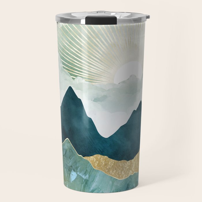 Golden Sunrise Travel Mug Gallery Image 1