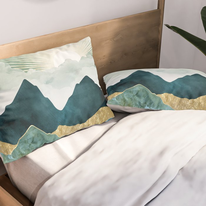 Golden Sunrise Pillow Sham Gallery Image 2