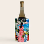 Red Dress by the Sea Wine Chiller Gallery Image 1