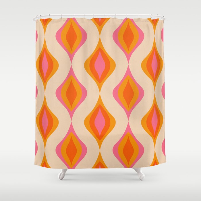 Retro Pattern #1 Shower Curtain Gallery Image 1