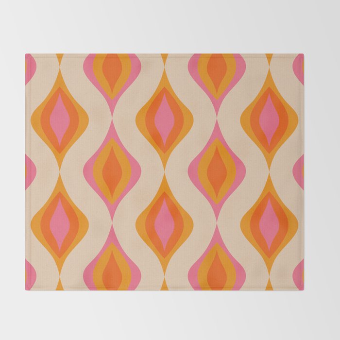 Retro Pattern #1 Throw Blanket Gallery Image 2