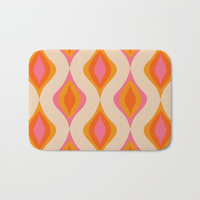 Retro Pattern #1 Bath Mat Gallery Image 1