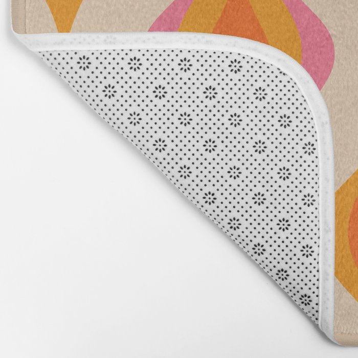 Retro Pattern #1 Bath Mat Gallery Image 2