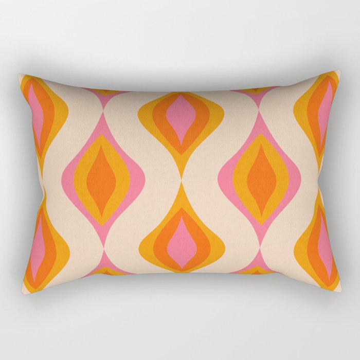 Retro Pattern #1 Rectangular Pillow Gallery Image 1
