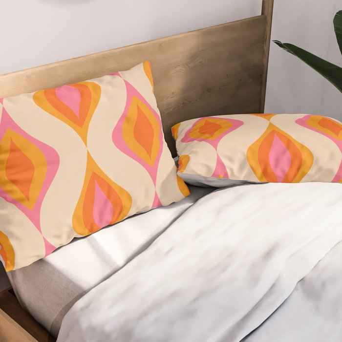 Retro Pattern #1 Pillow Sham Gallery Image 2