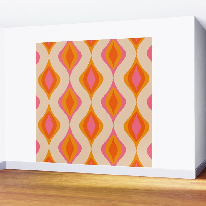 Retro Pattern #1 Wall Mural Gallery Image 2