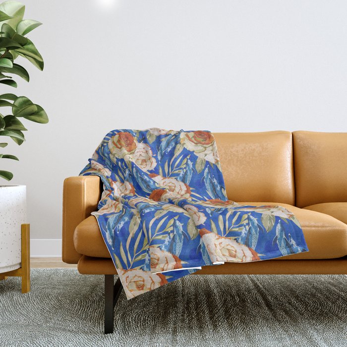 Dolphin Eternal Marine Spring Throw Blanket Gallery Image 1