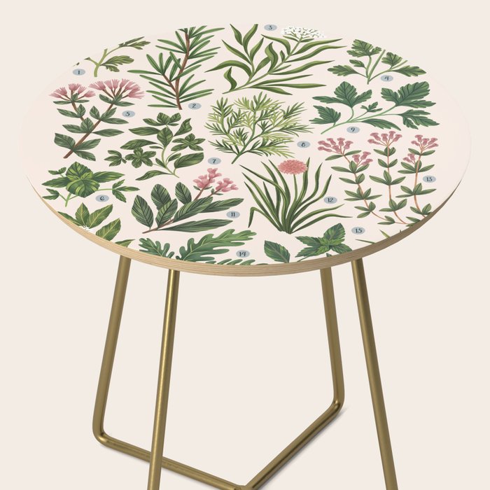 Herbs & Spices - beige Side Table Gallery Image 2
