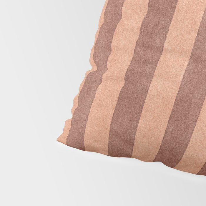 STRIPES - 004 - brown Pillow Sham Gallery Image 4