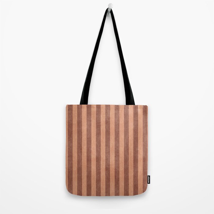 STRIPES - 004 - brown Tote Bag Gallery Image 2