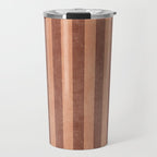 STRIPES - 004 - brown Travel Mug Gallery Image 1