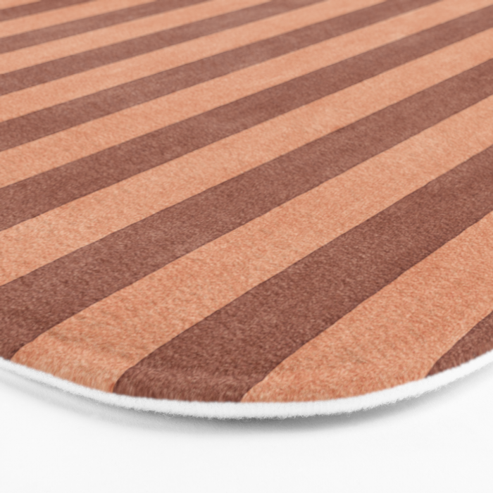 STRIPES - 004 - brown Bath Mat Gallery Image 3