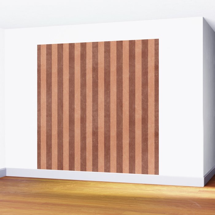 STRIPES - 004 - brown Wall Mural Gallery Image 2