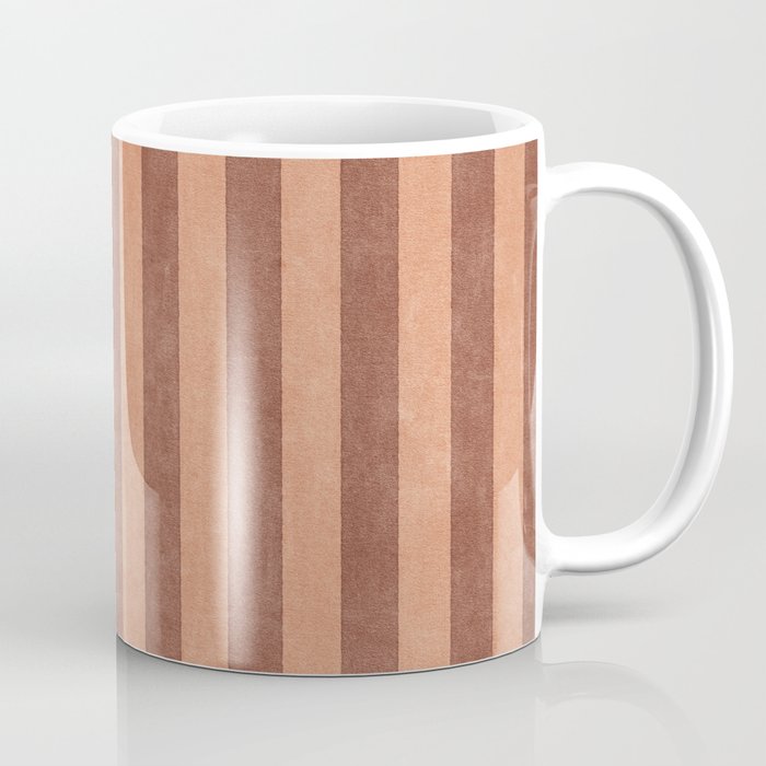 STRIPES - 004 - brown Coffee Mug Gallery Image 1