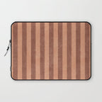 STRIPES - 004 - brown Laptop Sleeve Gallery Image 1