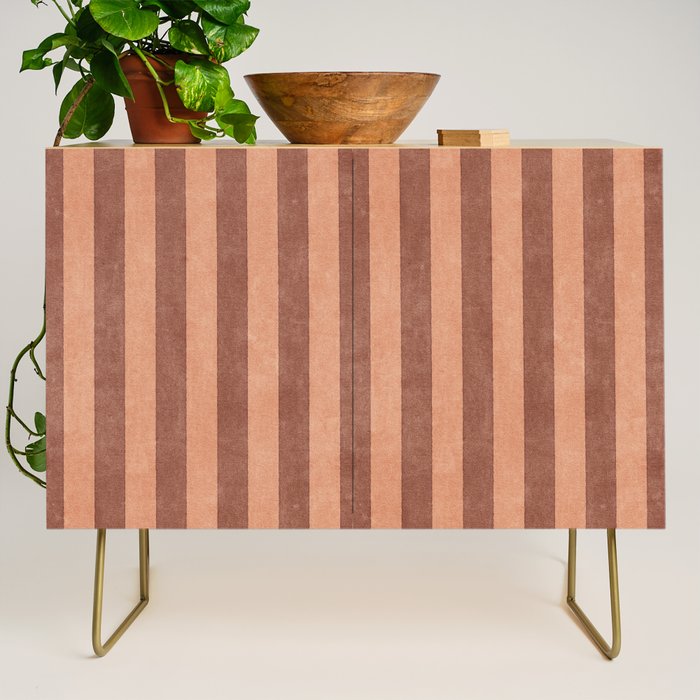 STRIPES - 004 - brown Credenza Gallery Image 1