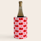 Y2K Cherries - Pink Pattern Large Wine Chiller Gallery Image 3