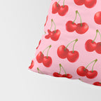 Y2K Cherries - Pink Pattern Large Pillow Sham Gallery Image 4