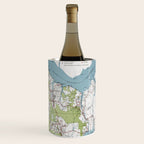 Old Croatan National Forest Map (1964) Vintage NC Woodland Recreational Area Map Wine Chiller Gallery Image 3