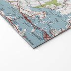 Old Croatan National Forest Map (1964) Vintage NC Woodland Recreational Area Map Welcome Mat Gallery Image 2