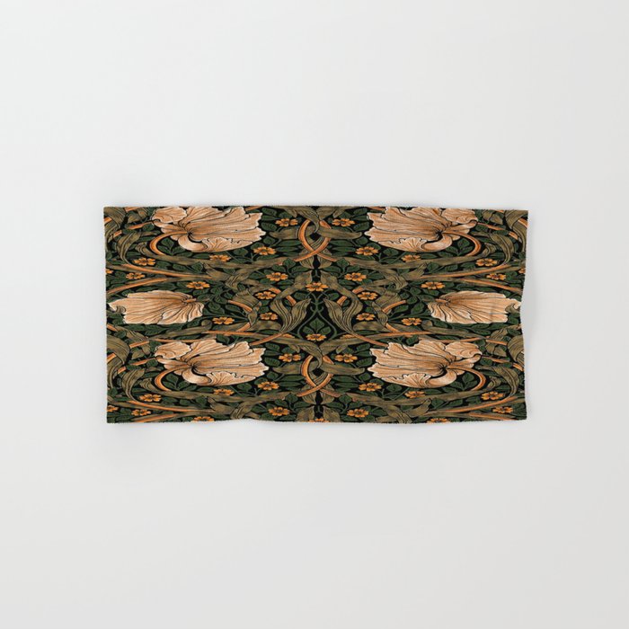 William Morris Pimpernel,No.2, William Morris floral design  Bath Towel Gallery Image 1