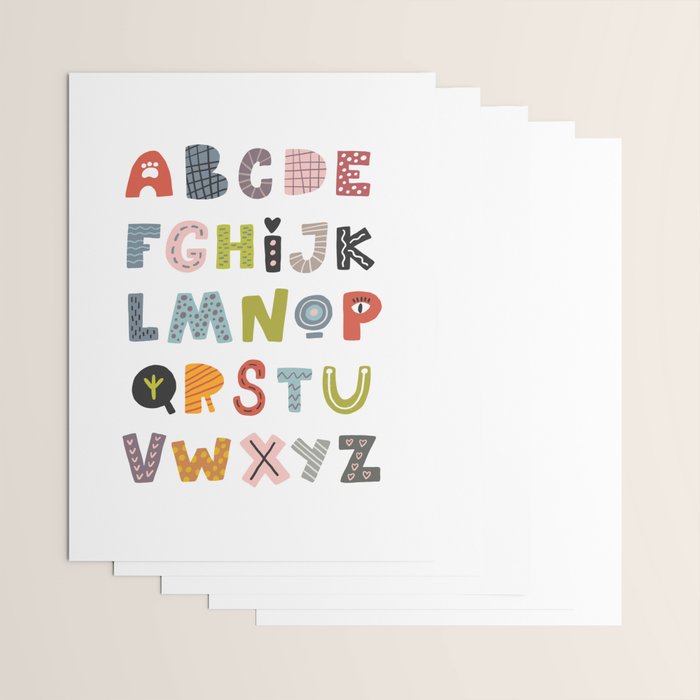 Decorative Alphabet Wrapping Paper Gallery Image 3