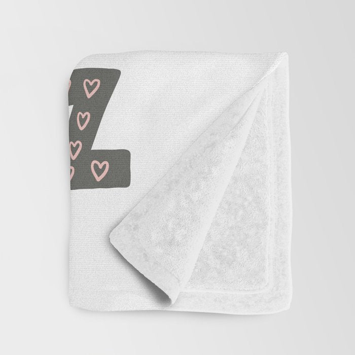 Decorative Alphabet Throw Blanket Gallery Image 3