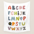 Decorative Alphabet Wall Tapestry Gallery Image 4