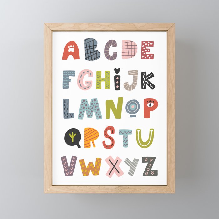Decorative Alphabet Mini Art Print Gallery Image 1