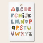 Decorative Alphabet Cutting Board Gallery Image 1