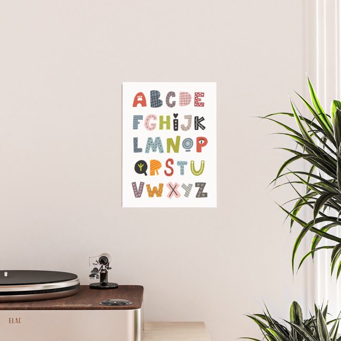 Decorative Alphabet Poster Gallery Image 2