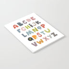 Decorative Alphabet Notebook Gallery Image 2