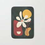 Abstract Daisy 01 Bath Mat Gallery Image 1
