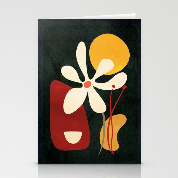 Abstract Daisy 01 Stationery Card Gallery Image 2