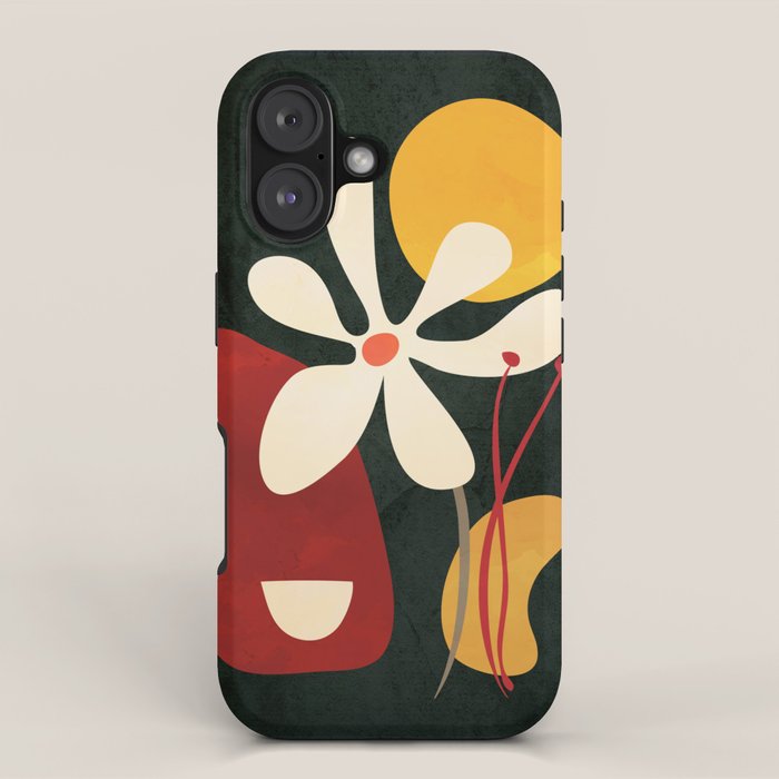 Abstract Daisy 01 iPhone Case Gallery Image 1