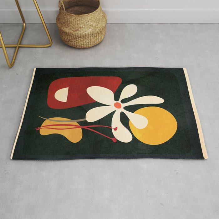 Abstract Daisy 01 Rug Gallery Image 1