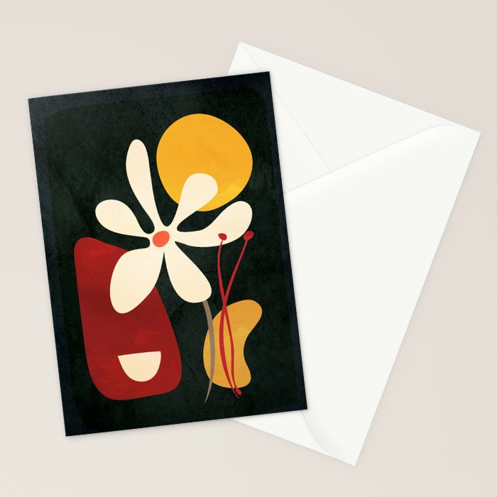 Abstract Daisy 01 Stationery Card Gallery Image 2