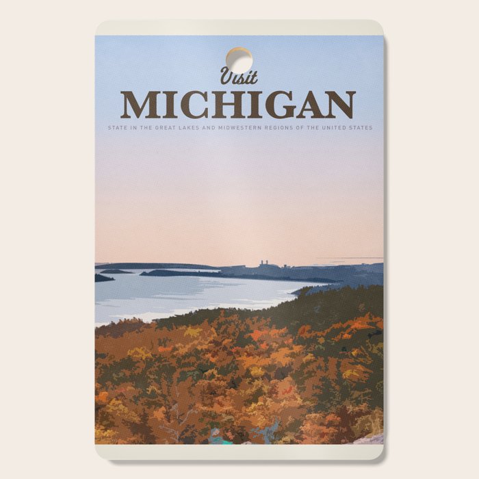 Visit Michigan Cutting Board Gallery Image 1
