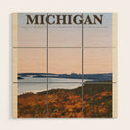 Visit Michigan Wood Wall Art Gallery Image 1
