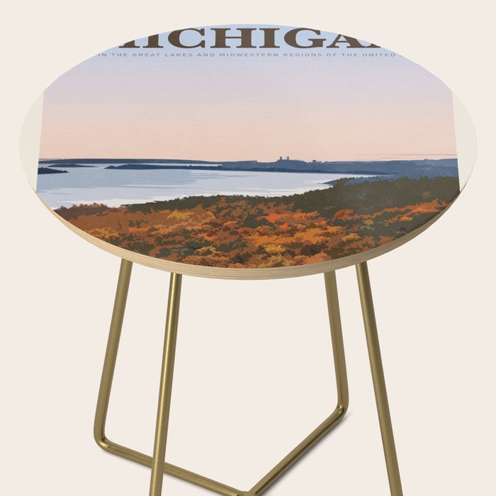 Visit Michigan Side Table Gallery Image 2