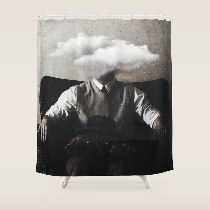 Overthinking Shower Curtain Gallery Image 1