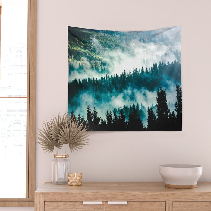 Adventure Forest IV - Pacific Northwest Wanderlust Wall Tapestry Gallery Image 2