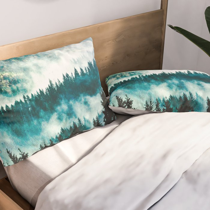 Adventure Forest IV - Pacific Northwest Wanderlust Pillow Sham Gallery Image 2