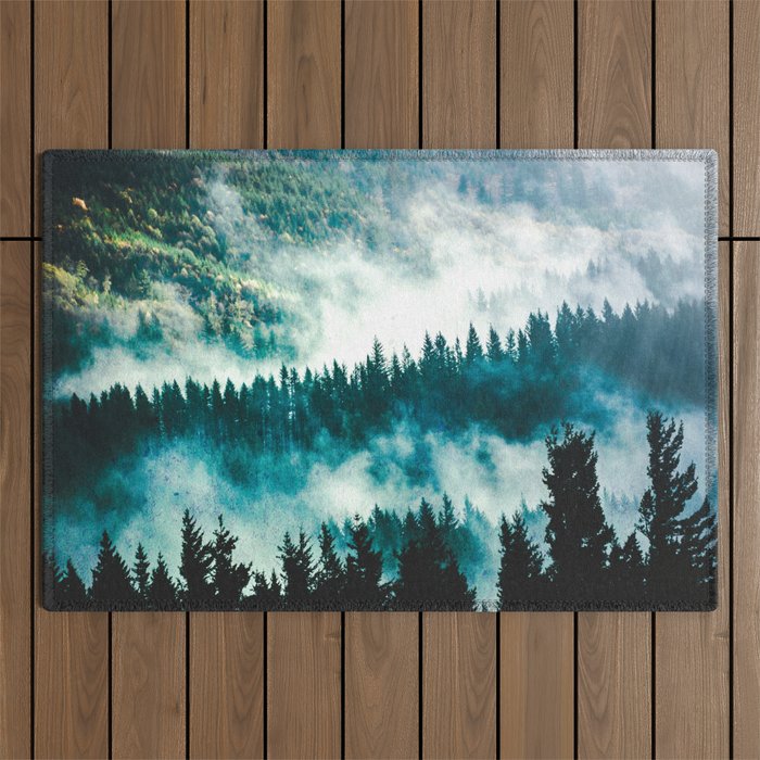 Adventure Forest IV - Pacific Northwest Wanderlust Outdoor Rug Gallery Image 1