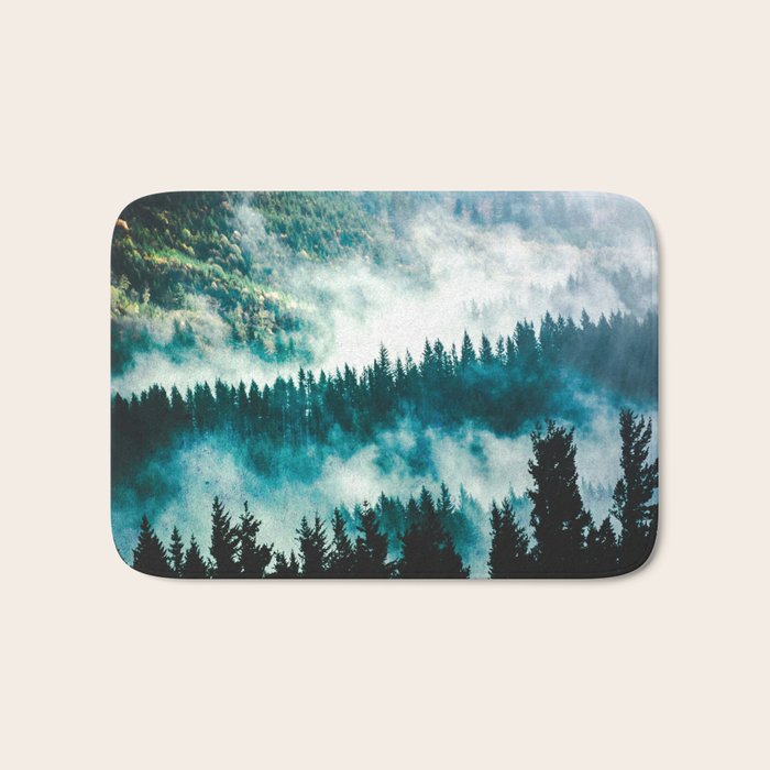 Adventure Forest IV - Pacific Northwest Wanderlust Bath Mat Gallery Image 1