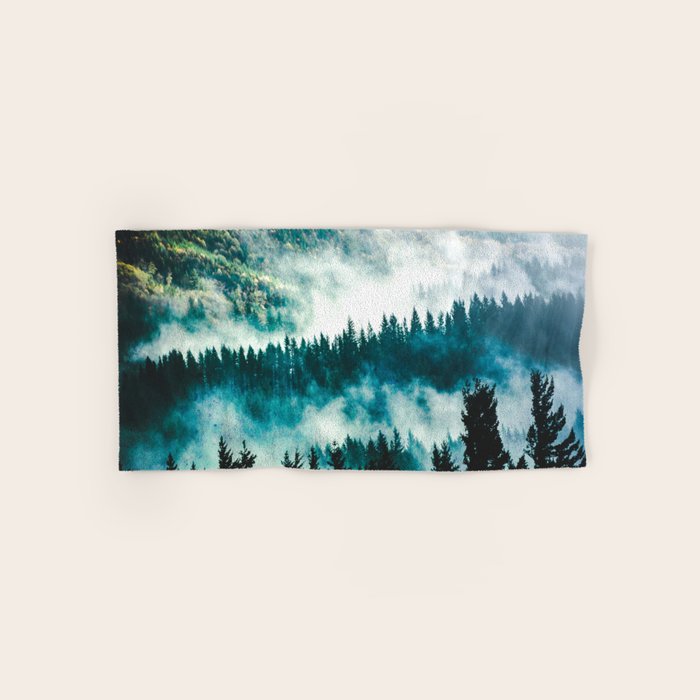 Adventure Forest IV - Pacific Northwest Wanderlust Bath Towel Gallery Image 1