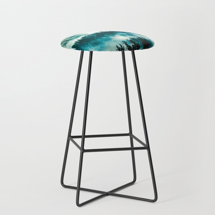 Adventure Forest IV - Pacific Northwest Wanderlust Stool Gallery Image 1