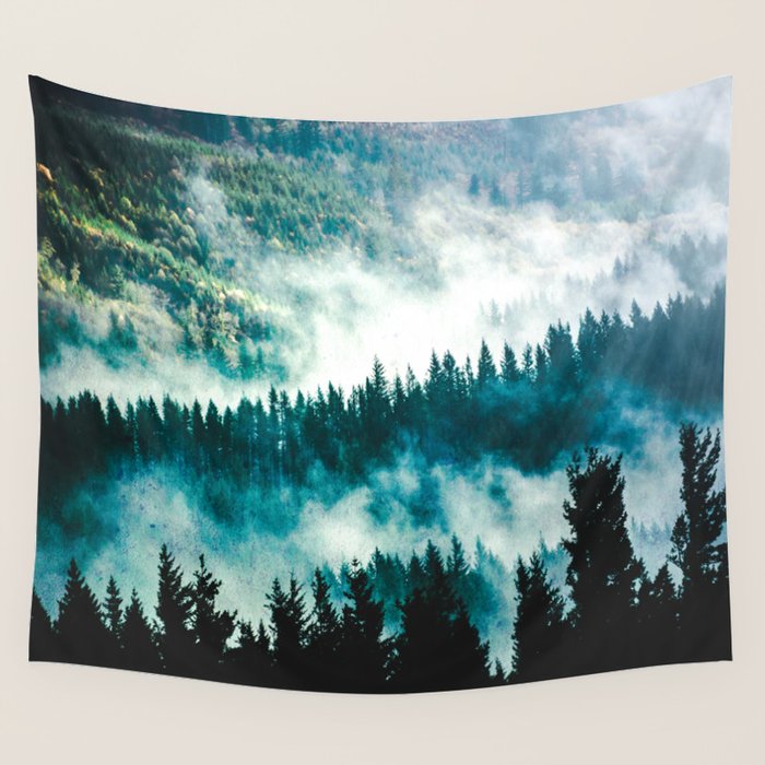 Adventure Forest IV - Pacific Northwest Wanderlust Wall Tapestry Gallery Image 1
