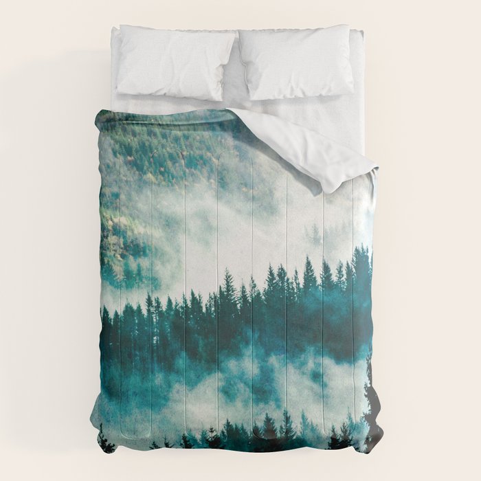 Adventure Forest IV - Pacific Northwest Wanderlust Comforter Gallery Image 1
